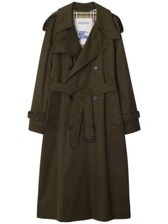 Burberry Castleford trenchcoat - Groen