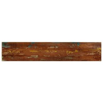 Berkfield Home Table Top 140x30x3.8 cm Rectangular Solid Wood Reclaimed in Brown