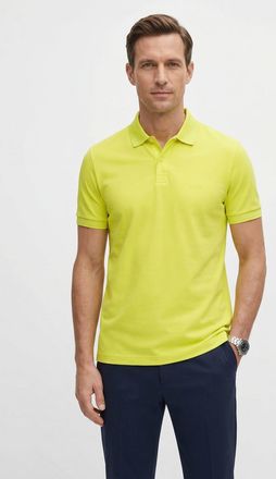 Boss Green by Hugo Boss Poloshirt BOSS GREEN Pio, Herren, Gr. XXL, gelb (bright gelb732), Jersey, Obermaterial: 100% Baumwolle, unifarben, regular fit normal, hoch geschlosse