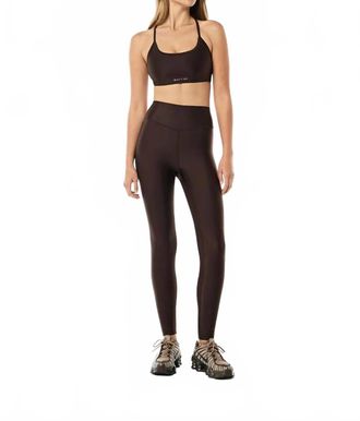P.E Nation Fairmont Full Length Legging In Espresso