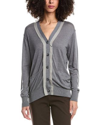 3.1 Phillip Lim Faux Layered Wool & Silk-Blend Cardigan