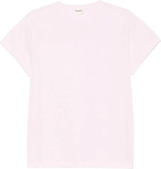 Khaite Maeve T-shirt - Dames - Tops - Roze - Maat: M Katoen