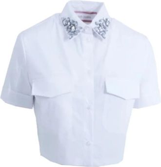 Relish Kellys 1100 Shirt - Dames - Overhemden - Wit - M - Overhemden