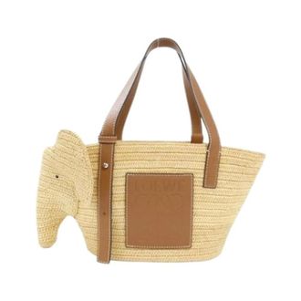Loewe Pre-owned Tote Bags, female, Beige, Size: ONE SIZE Pre-owned Basket Handbag