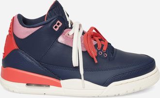 Nike Jordan Women s Air Jordan 3 Sport Renaissance Sneakers Obsidian / Track Red