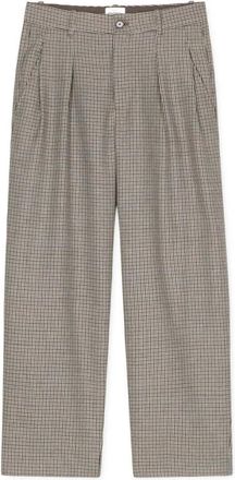 Closed Broeken, Dames, Beige, W31 L32, Wol, Ruthy Wide Broeken