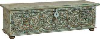 Wanderlust Deco Mueble Bajo De Madera Artesanal 150x45x46h Cm