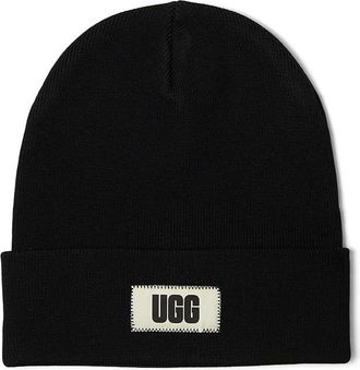 UGG High Crown Mens Beanie Extreme Cold Weather Gloves Black II, Acrylic/Nylon/Polyester