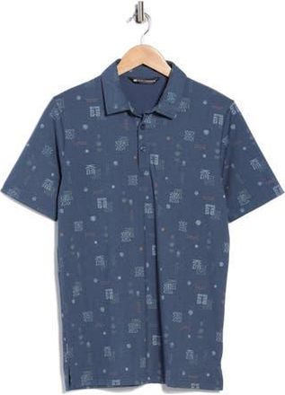 Travis Mathew Quick Trip Polo in Mood Indigo/Vintage at Nordstrom Rack, Size X-Large