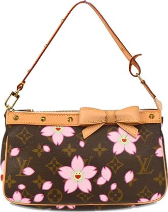 Louis Vuitton x Takashi Murakami Borsa a mano Cherry Blossom 2003 - Marrone