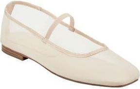 Marc Fisher Ureka Mesh Ballet Flat in Light Natural at Nordstrom Rack, Size 9.5