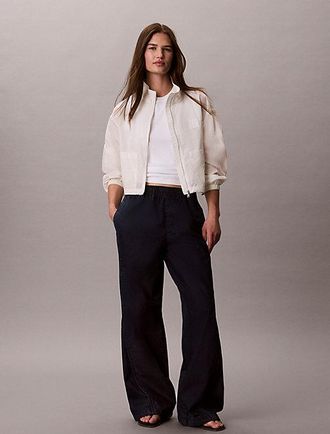 Calvin Klein Relaxed Tech Denim Trousers