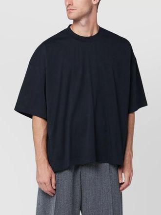 STUDIO NICHOLSON loose fit cotton crew neck t shirt