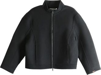 Extreme Cashmere Bomber con zip - Nero