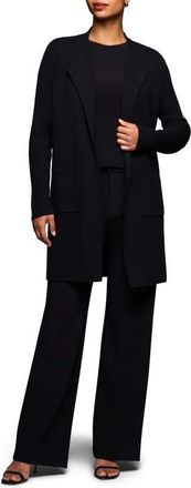 Nic+Zoe Juliette Wool & Cashmere Coat in Black Onyx at Nordstrom, Size X-Small