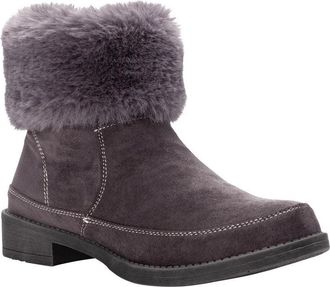 Prop&eacute;t Propet Tabitha WFV035PGRY Boots Womens Gray Faux Fur Round Toe Ankle JOBB1161