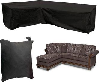 OEM Funda Protectora Para Banco De Jard&iacute;n, 215x215x87 Cm, Impermeable/resistente A La Humedad/polvo/rayos Uv, Resistente A La Intemperie, Negro
