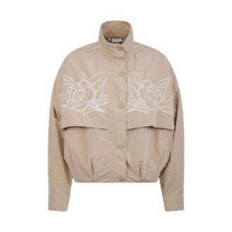 Sportalm Dames, Jassen, Beige, Maat: M