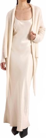 Brodie Estelle Crystal Embellishments Cardigan In Ivory