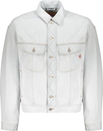 Diesel Light Denim Jacket - Heren - Spijkerjassen - Blauw - S - Denim - Jassen