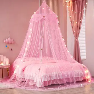 OEM Con L&aacute;mpara De Estrella, Decoraci&oacute;n De Dormitorio De Princesa, Ropa De Cama, C&uacute;pula De Luz De Estrella, Mosquitera, Tienda De Campa&ntilde;a 1250x250x60cm