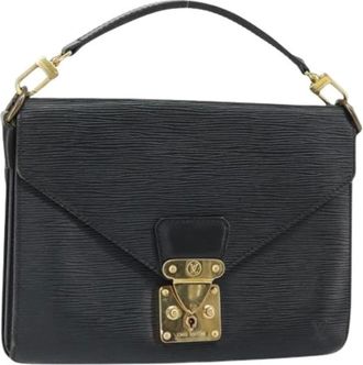 Louis Vuitton Pre-owned Handbags, female, Black, Size: ONE SIZE Pre-owned Vintage Handbag