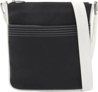 Loewe Pre-owned Canvas Schoudertas - Heren - Vintage Schoudertas - Zwart - ONE Size - Leer - Vintage