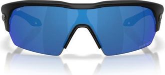 Costa Pilothouse 35mm Sunglasses in Matte Black /Blue Mirror 580P at Nordstrom