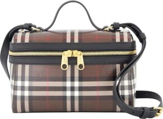 Burberry Borsa Vanity Check - - Bags - Donna - Marrone - ONE SIZE