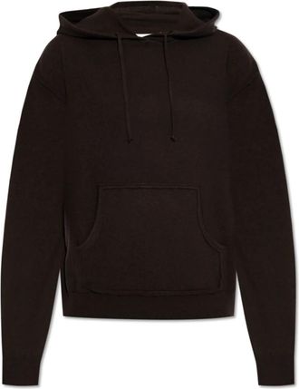 Maison Margiela Hooded Sweater - Heren - Hoodies - Bruin - S - Wol - Hoodies & sweatvesten