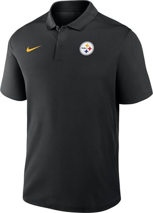 Nike Pittsburgh Steelers Logo Victory Nike Mens Dri-FIT NFL Polo in Black | 035800A7L-R0T