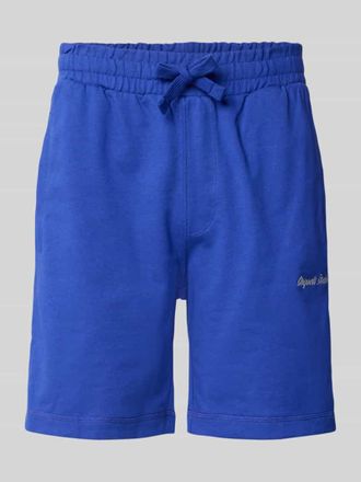 Jack & Jones Jack & Jones Sweatshorts mit Stitching Modell KARL in Royal, Gr&ouml;&szlig;e XXL