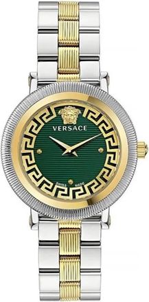 Versace Greca Flourish Quartz Green Dial Ladies Watch VE7F00523
