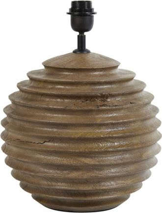 Light & Living Lámpara de mesa - Renzo - marrón - madera - - Light&living