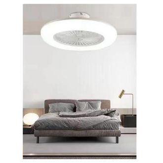 Trade Shop Trade Shop Traesio - Trade Shop - Plafoniera Moderna Led A Soffitto Ventilatore Luce Dimmerabile 3000k-6500k 60004