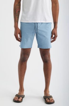 Rip Curl Boardwalk Jackson V Drawstring Shorts in Faded Denim at Nordstrom, Size Xx-Large