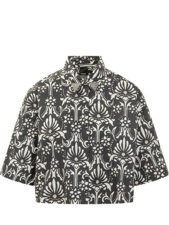 Pinko Black Regular Printed Shirt