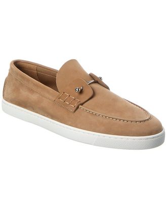 Christian Louboutin Chambeliboat Suede Boat Shoe