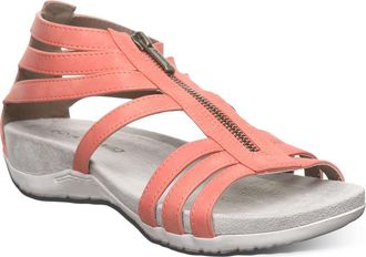 Bearpaw Ronda Faux Leather Sandal in Coral at Nordstrom Rack, Size 10