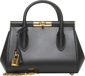 Dolce & Gabbana Zwarte tassen voor een stijlvolle uitstraling - Dames - Handtassen - Zwart - ONE Size - Leer - Tassen