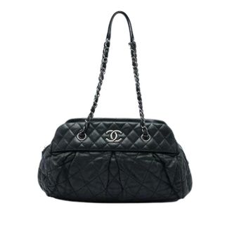 Chanel Pre-owned Chic Quilt Bowling Bag - Dames - Pre-owned - Zwart - Maat: ONE Size Leer