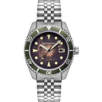 Spinnaker Wreck Automatic Bracelet Watch, 44mm in Brown at Nordstrom