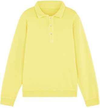 Fortela Hunting Long Sleeve Fleece Jersey Polo Shirt in Canary at Nordstrom, Size Xx-Large Eu