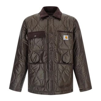 Carhartt Work in Progress Hombre, Chaquetas, Marr&oacute;n, Talla: S