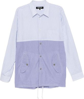Comme Des Gar&ccedil;ons Gestreept overhemd - Blauw