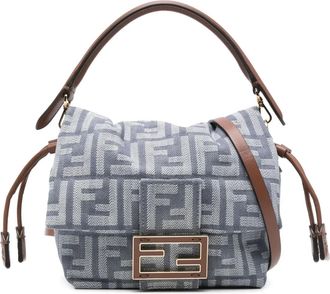 Fendi Borsa Mamma Baguette - Blu