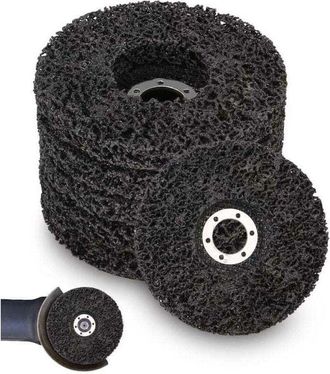 OEM [nunca Usado] Juego De 5 Discos De Lijado, Disco De Lijado Para Amoladora Angular, Disco De Limpieza Abrasivo Csd, Disco De Limpieza Grueso, Para Elim