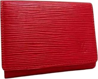 Louis Vuitton Pre-owned Wallets, female, Red, Size: ONE SIZE Pre-owned Leather wallets