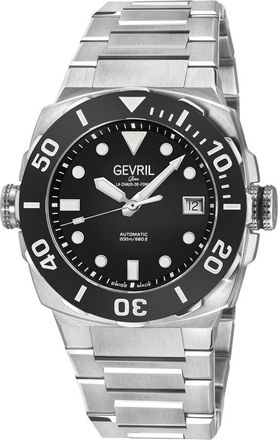Gevril Group Fortuna Automatic Black Dial Mens Watch 47405B