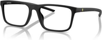 Ferrari 56mm Rectangle optical glasses in Black at Nordstrom